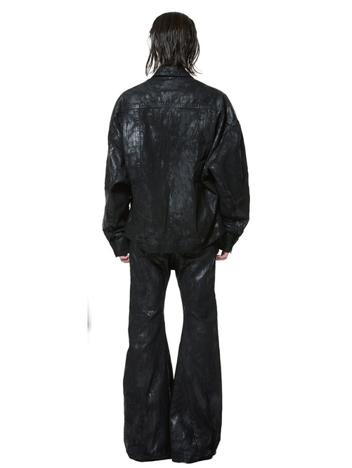 JULIUS����ꥦ��/8oz DENIM TROUSERS1/LUSTER BLACK
