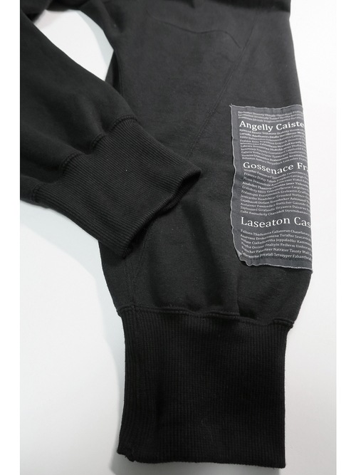 �㴰���nude:masahiko maruyama ���̡���:�ޥ��ҥ��ޥ���/DROP CROTCH SWEAT PANTS w/PRINTED PATCHES/Black
