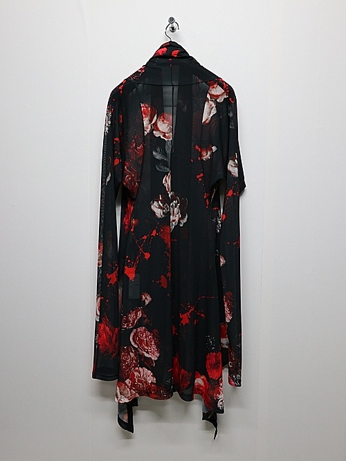 (ͽ���ʡ�5��6������ͽ��/kiryuyrik������奦����奦/Flora Mesh Dolman Sleeve Cardigan/Black