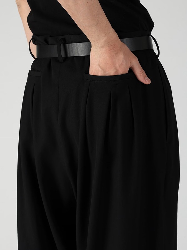 Yohji Yamamoto���襦����ޥ��/���葉��� 12�ܥ��å��ѥ��/BLACK