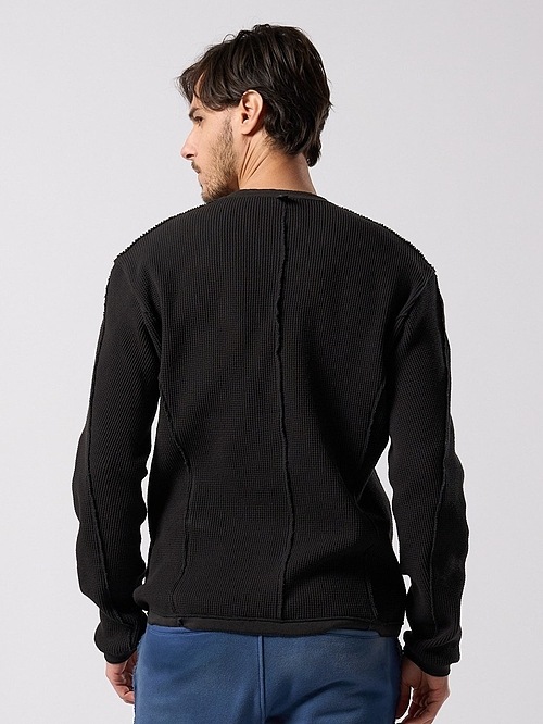 (ͽ���ʡ�9��10������ͽ��/wjk�����֥른��������/waffle henley L/S/black