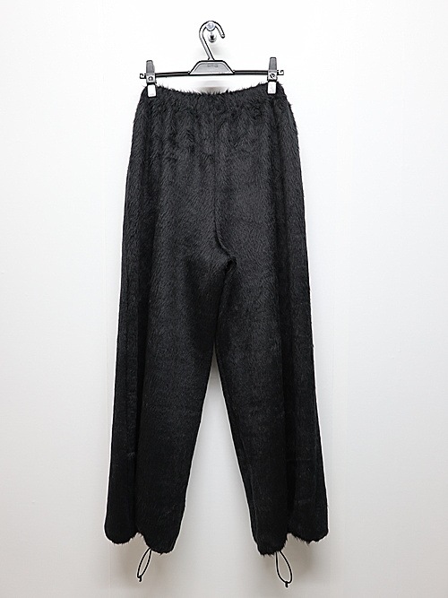 LAD MUSICIANå ߥ塼/SHAGGY SWEAT WIDE FLARE PANTS/BLACK