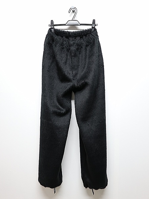 LAD MUSICIANå ߥ塼/SHAGGY SWEAT WIDE FLARE PANTS/BLACK