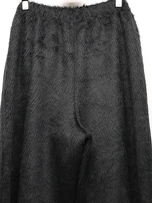 LAD MUSICIANå ߥ塼/SHAGGY SWEAT WIDE FLARE PANTS/BLACK