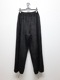 LAD MUSICIANå ߥ塼/SHAGGY SWEAT WIDE FLARE PANTS/BLACK