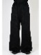 LAD MUSICIANå ߥ塼/SHAGGY SWEAT WIDE FLARE PANTS/BLACK
