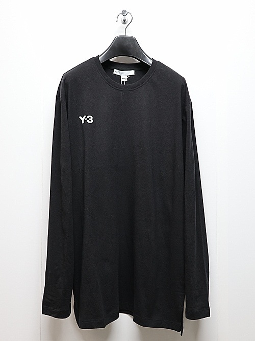Y-3磻꡼/DROP 1 U GRAPHIC LS TEE/BLACK.