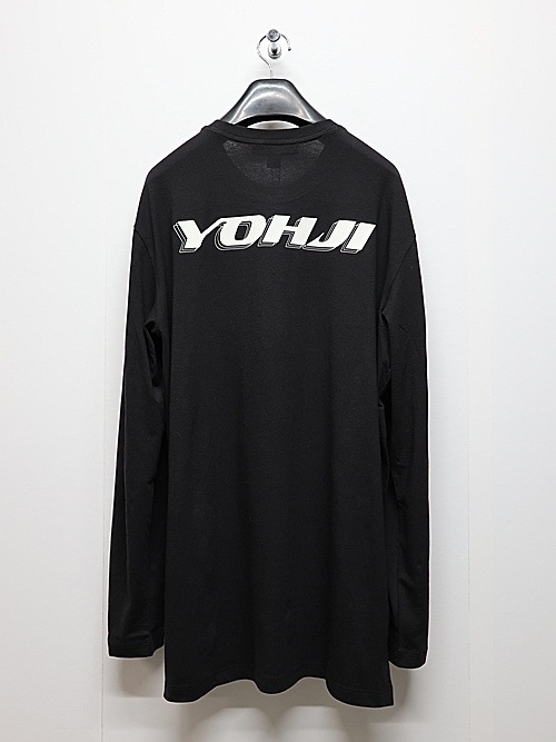 Y-3磻꡼/DROP 1 U GRAPHIC LS TEE/BLACK.