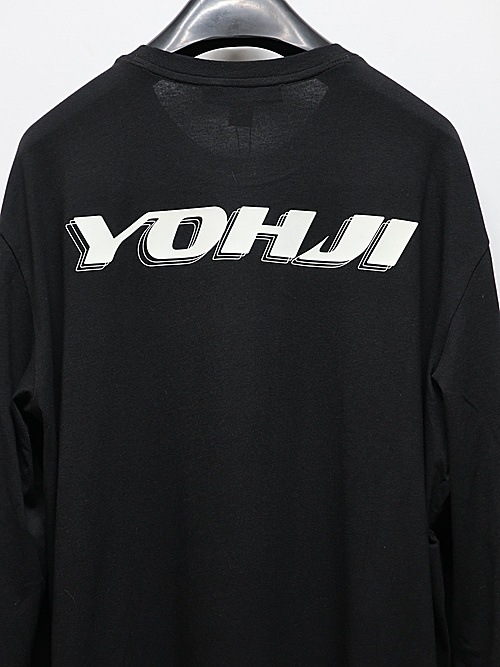 Y-3磻꡼/DROP 1 U GRAPHIC LS TEE/BLACK.