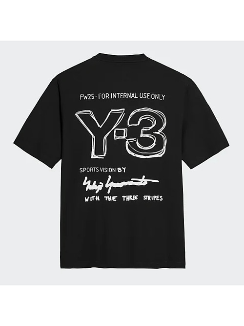 Y-3磻꡼/M MERCH SS TEE/BLACK