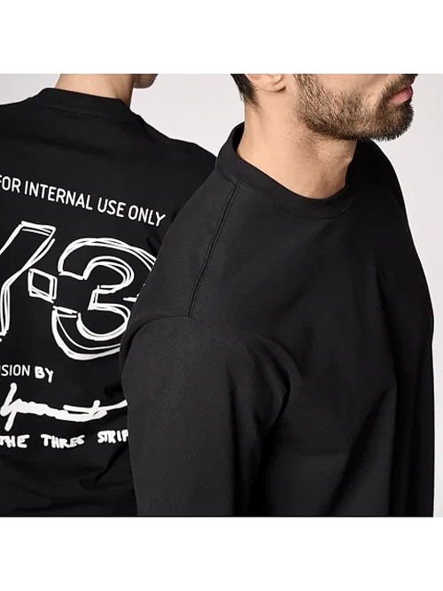 Y-3磻꡼/M MERCH SS TEE/BLACK