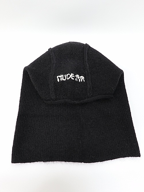nude:masahiko maruyama ̡:ޥҥޥ/7GG KNIT BALACLAVA/Black