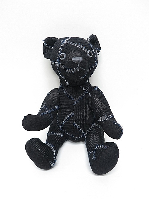 SALE50%OFF/Ground Y饦ɥ磻/Big plaid Teddy bear large/BLACK.