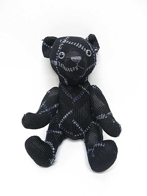 SALE40%OFF/Ground Y饦ɥ磻/Big plaid Teddy bear large/BLACK.