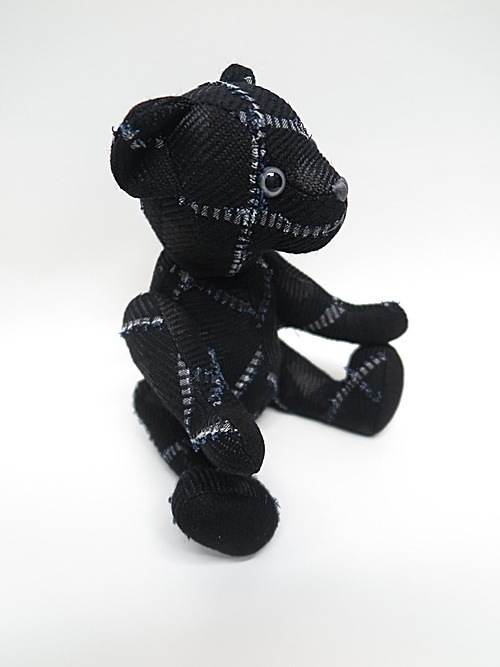 SALE50%OFF/Ground Y饦ɥ磻/Big plaid Teddy bear large/BLACK.