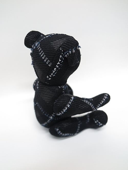 SALE50%OFF/Ground Y饦ɥ磻/Big plaid Teddy bear large/BLACK.