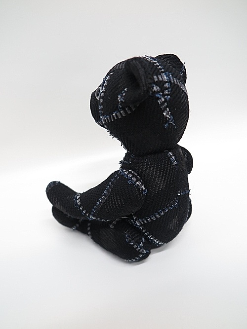 SALE40%OFF/Ground Y饦ɥ磻/Big plaid Teddy bear large/BLACK.