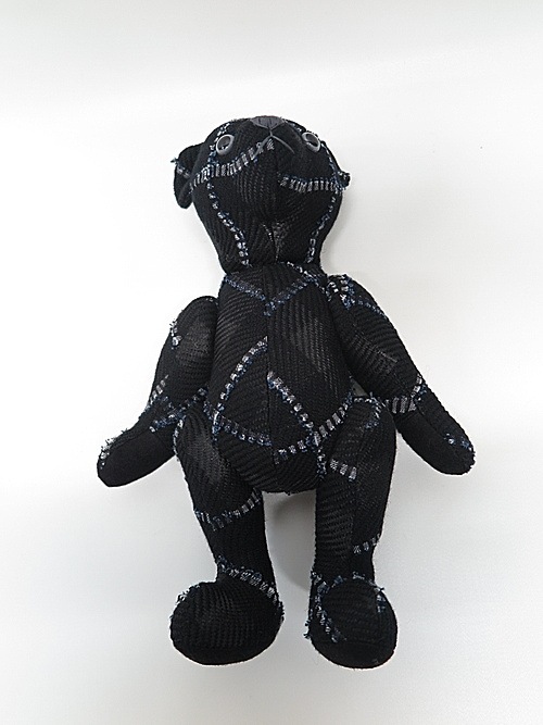 SALE50%OFF/Ground Y饦ɥ磻/Big plaid Teddy bear large/BLACK.