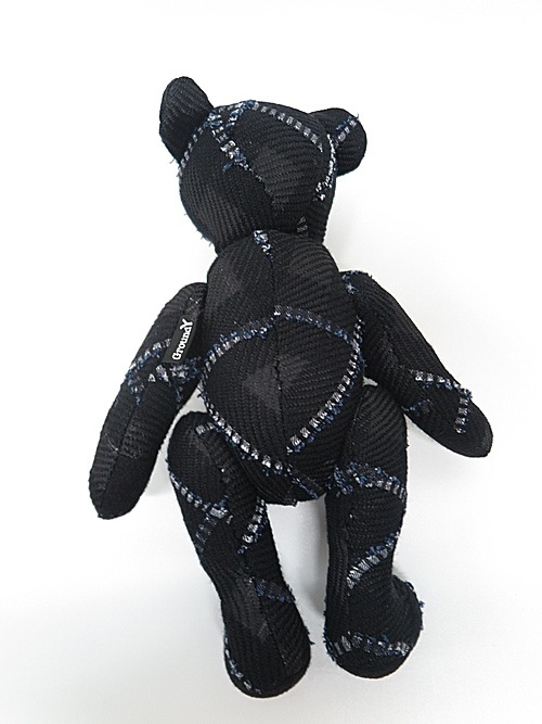SALE50%OFF/Ground Y饦ɥ磻/Big plaid Teddy bear large/BLACK.