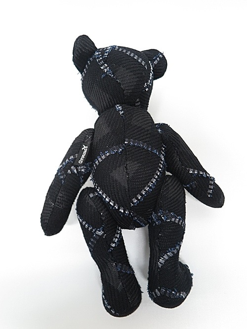 SALE40%OFF/Ground Y饦ɥ磻/Big plaid Teddy bear large/BLACK.