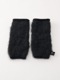 (ͽʡ1011ͽ/wjk֥른/mohair shaggy knit hand warmer/all black