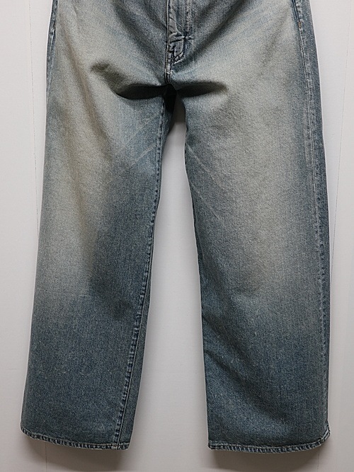 ATTACHMENT�������å�����/11OZ DENIM  WIDE JEANS/L.NAVY