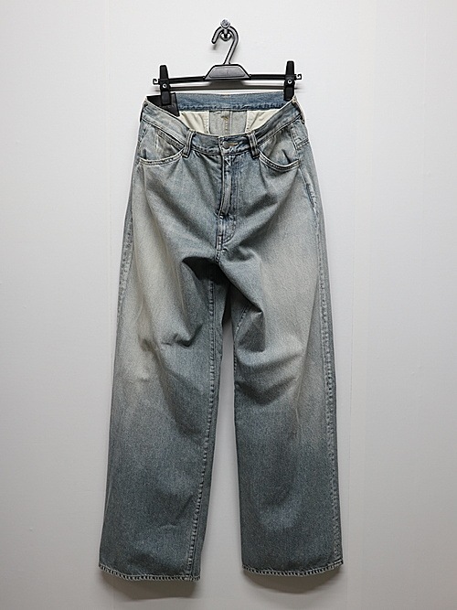(ͽ���ʡ�2��3������ͽ��/ATTACHMENT�������å�����/11OZ DENIM  WIDE JEANS/L.NAVY