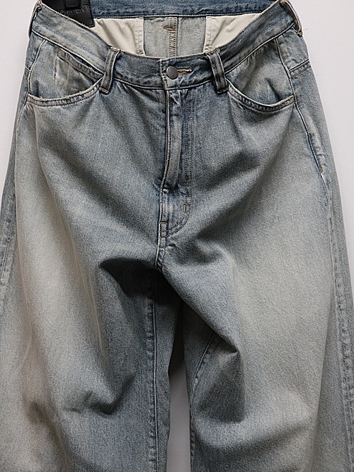 (ͽ���ʡ�2��3������ͽ��/ATTACHMENT�������å�����/11OZ DENIM  WIDE JEANS/L.NAVY