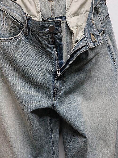(ͽ���ʡ�2��3������ͽ��/ATTACHMENT�������å�����/11OZ DENIM  WIDE JEANS/L.NAVY