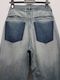 ATTACHMENT�������å�����/11OZ DENIM  WIDE JEANS/L.NAVY