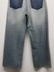 ATTACHMENT�������å�����/11OZ DENIM  WIDE JEANS/L.NAVY