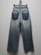 ATTACHMENT�������å�����/11OZ DENIM  WIDE JEANS/L.NAVY