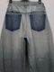 (ͽ���ʡ�2��3������ͽ��/ATTACHMENT�������å�����/11OZ DENIM  WIDE JEANS/L.NAVY