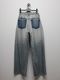 (ͽ���ʡ�2��3������ͽ��/ATTACHMENT�������å�����/11OZ DENIM  WIDE JEANS/L.NAVY
