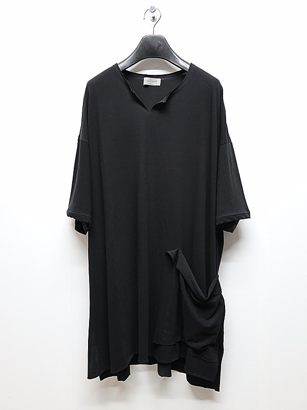 �㴰���Yohji Yamamoto���襦����ޥ��/40/��ǲ�ϥ������å�ŷ�����ե饷�ݥ��å�ȾµB/BLACK