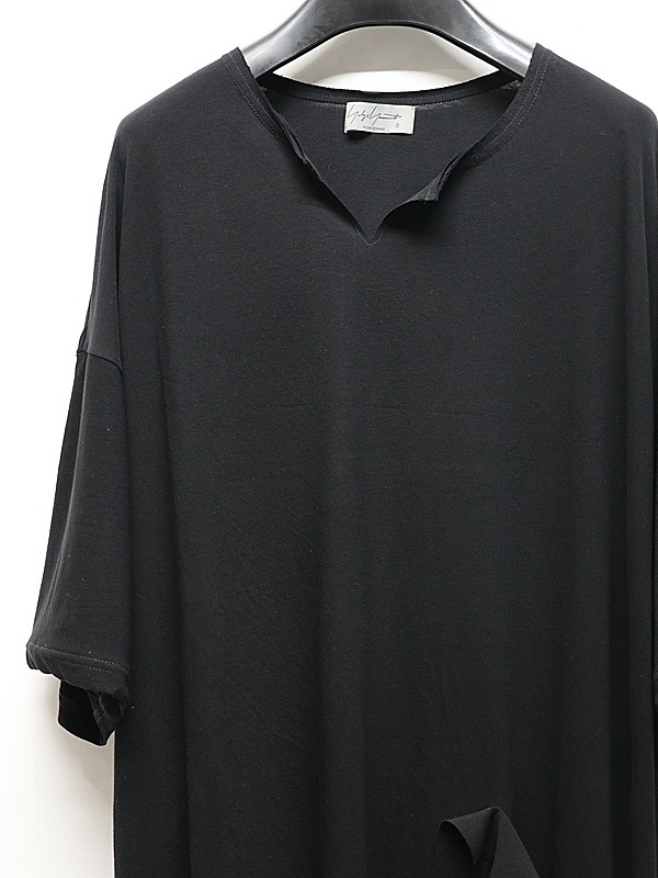 �㴰���Yohji Yamamoto���襦����ޥ��/40/��ǲ�ϥ������å�ŷ�����ե饷�ݥ��å�ȾµB/BLACK