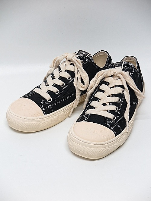 Maison MIHARA YASUHIRO᥾ ߥϥ䥹ҥ/ PAST SOLE CANVAS LOW TOP SNEAKER/BLACK.