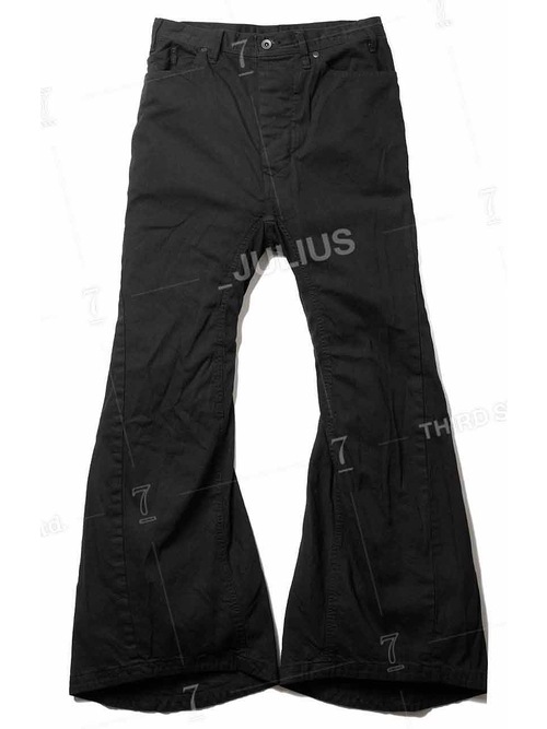 JULIUS����ꥦ��/8oz DENIM TROUSERS1/BLACK