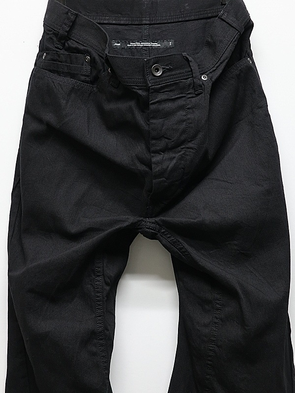 JULIUS����ꥦ��/8oz DENIM TROUSERS1/BLACK