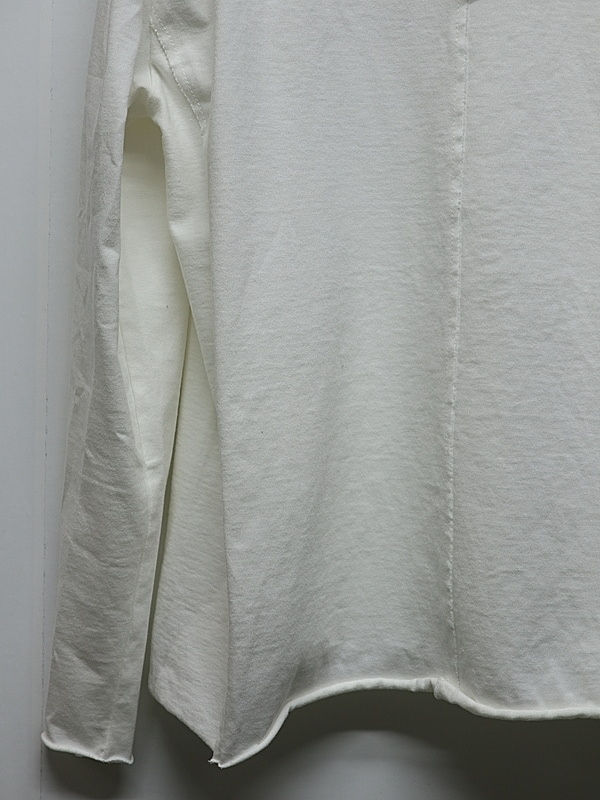 wjk�����֥른��������/tight jersey cut-off L/S/white