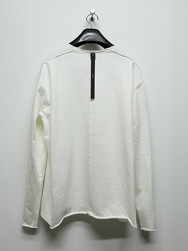 wjk�����֥른��������/tight jersey cut-off L/S/white