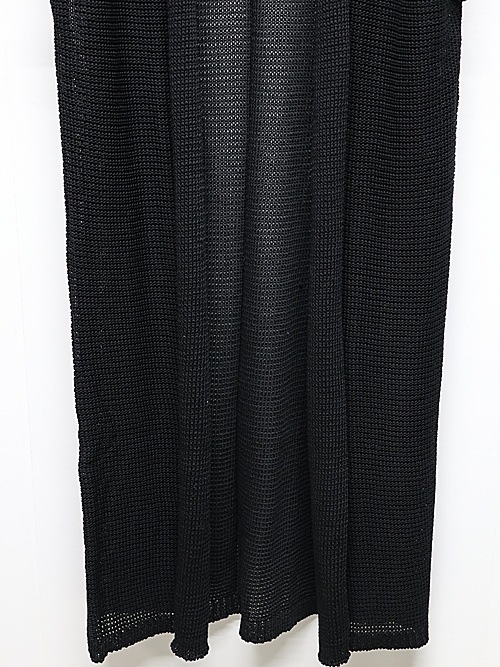 �㴰���nude:masahiko maruyama ���̡���:�ޥ��ҥ��ޥ���/3GG Cotton 3GG SLEEVELESS KNIT CARDIGAN/Black