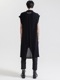�㴰���nude:masahiko maruyama ���̡���:�ޥ��ҥ��ޥ���/3GG Cotton 3GG SLEEVELESS KNIT CARDIGAN/Black