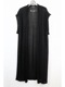 �㴰���nude:masahiko maruyama ���̡���:�ޥ��ҥ��ޥ���/3GG Cotton 3GG SLEEVELESS KNIT CARDIGAN/Black