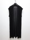 �㴰���nude:masahiko maruyama ���̡���:�ޥ��ҥ��ޥ���/3GG Cotton 3GG SLEEVELESS KNIT CARDIGAN/Black
