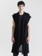 �㴰���nude:masahiko maruyama ���̡���:�ޥ��ҥ��ޥ���/3GG Cotton 3GG SLEEVELESS KNIT CARDIGAN/Black