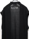 �㴰���nude:masahiko maruyama ���̡���:�ޥ��ҥ��ޥ���/3GG Cotton 3GG SLEEVELESS KNIT CARDIGAN/Black
