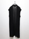 �㴰���nude:masahiko maruyama ���̡���:�ޥ��ҥ��ޥ���/3GG Cotton 3GG SLEEVELESS KNIT CARDIGAN/Black