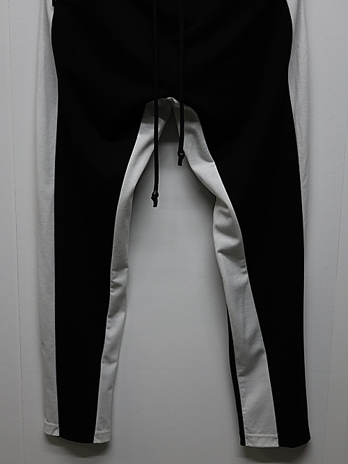 RIPVANWINKLEåץ󥦥󥯥/Viscose nylon stretch TRACK LINE JERSEY PANTS/BLACK
