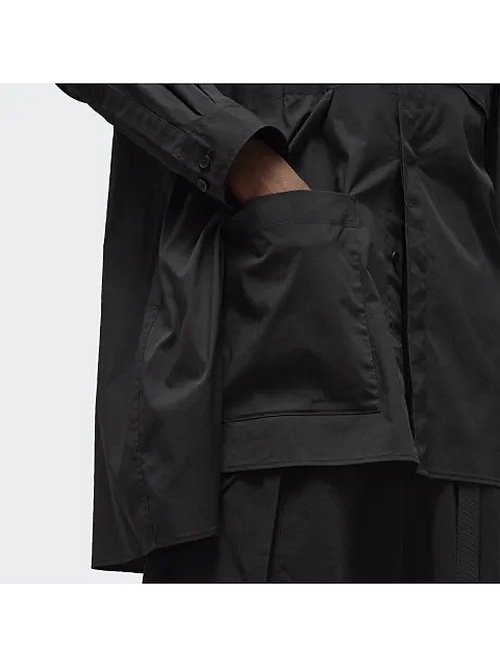 Y-3磻꡼/COTTON SHIRT/BLACK